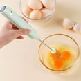 thumbnail image 4 of zhangmingg Egg Beater 3 Speed Wireless Baking Milk Frother Function Double Head USB Milk Coffee Milk Frother Hand Mixer with Attachments Battery Hand Mixer, 4 of 5