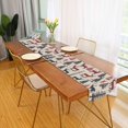 thumbnail image 2 of Yayeee Table Runner 90 inches Long Home Kitchen Dinning Party Decoration, Red Deer, 2 of 7