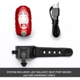 thumbnail image 5 of NiteRider Omega 330 Lumens USB Rechargeable Bike Tail Light Powerful Daylight Visible Bicycle LED Rear Light Easy to Install Road Mountain City Commuting Adventure Cycling Safety Flash, 5 of 7