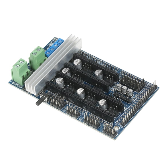 Yeacher Ramps 1.6 Control Board Base on Ramps 1.5 4-layer Control Panel Board with Heatsink Expansion Mainboard for 3D Printer Parts & Accessories