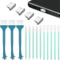 thumbnail image 6 of XMNZMH 17 Pieces Cell iPhone Cleaning Kit Type-C Charging Port and Headphone Jack Cleaner(Black), 6 of 8