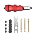 thumbnail image 1 of Amdohai Rivet Électrique en Alliage d'Aluminium Adapter Rivet Machine Conversion Partie Ensemble Rivet Électrique Machine Conversion Rapide, 1 of 8