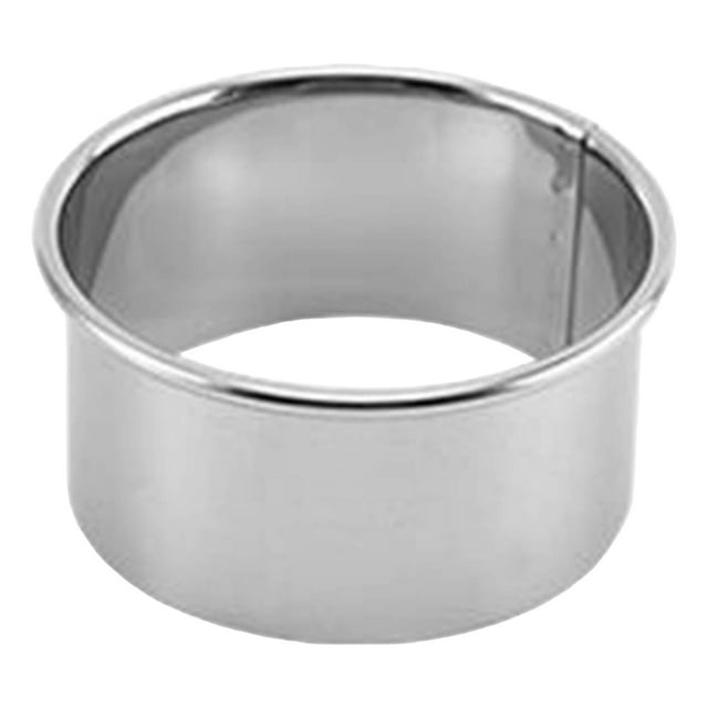 Binwennn Biscuit en Acier Inoxydable Rond Biscuit Gâteau Beigne Outil de Cuisson