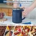 thumbnail image 5 of Coffee Grinder Electric for Home Use: Small Spice Grinder Electric Fine Powder,Multifunctional Coffee Bean Grinder Fine Grinding,Pet Food Grinder,110V,500ML/17oz (Blue), 5 of 7