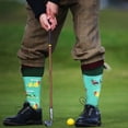 thumbnail image 3 of Funny Golf Socks for Men Women Dad Teens-Easter Novelty Funky Cool Crazy Silly Socks- Fathers Valentines Golf Lover Golfer Christmas Birthday Fun Gifts Stocking Stuffers, 3 of 7