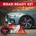 thumbnail image 2 of Roadside Deluxe Car Emergency Kit – Complete Car Essentials for Winter Car Kit | Includes Jumper Cables, Food & Water, Emergency Gear, and More, 2 of 8