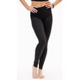 thumbnail image 2 of DEVOPS 2 Pack Women's High Waisted Ultra Soft Basic Leggings (Small, Black/Heather Gray), 2 of 7