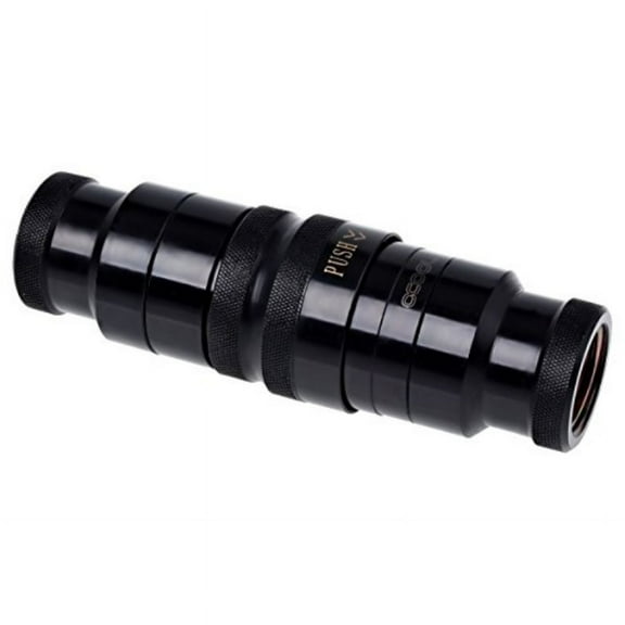 Alphacool G3/8" Eiszapfen HF Quick Release Connector Kit, Deep Black