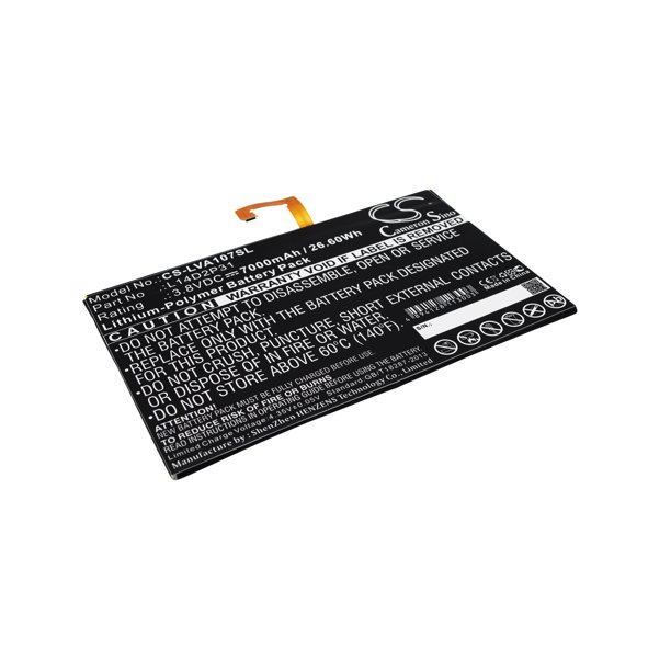Replacement Battery For Lenovo 3.8v 7000mAh / 26.60Wh Tablet Battery
