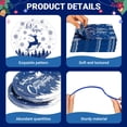 thumbnail image 3 of Set de 200 Piezas de Platos y Servilletas Azules de Navidad GOLDGAO para 50 Personas, 3 of 7