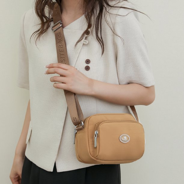 Bolso de mano para mujer, bolso de mano informal de nailon, bolso de viaje sencillo para mujer, bolso de compras