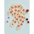 thumbnail image 5 of Douhoow Toddler Christmas Set,Baby Santa Claus/Snowman Print Pullover Pants, 5 of 9