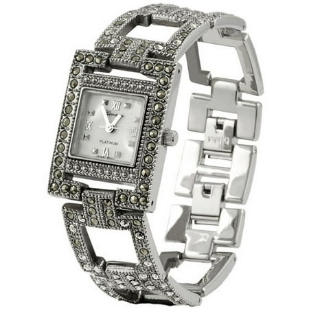 Brinley Co. Women's Marcasite Antique Watch