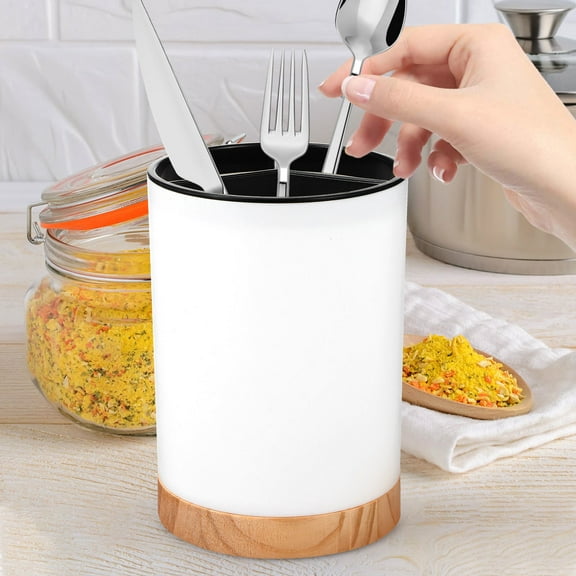 Soimiss Spoon Fork Holder For Table Setting Modern Design PP Simple Design 1Pcs
