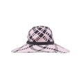 thumbnail image 3 of Top Headwear Womens Fashion Crossweave Toyo Floppy Sun Hat - Pink, 3 of 3