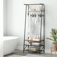 thumbnail image 7 of EastVita 4 in 1 Coat Rack Shoe Bench,Hall Tree with Bench & Shoe Storage,Entryway Bench with Coat Racks,Entry Organizer, 7 of 7
