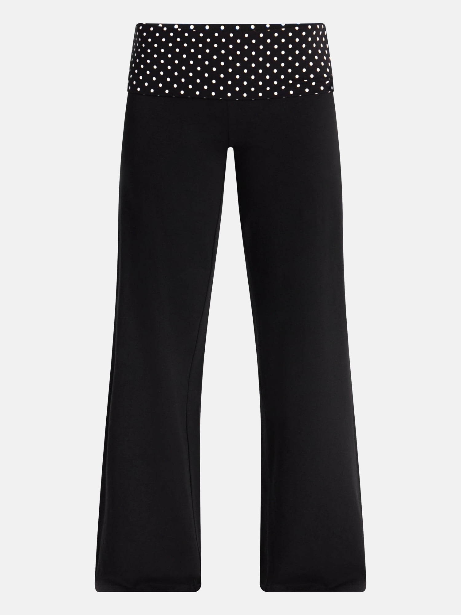 No Boundaries Foldover Wide Leg Pants, 31'' Inseam, Women's XXS-XXL