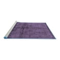 thumbnail image 2 of Ahgly Company Machine Washable Indoor Rectangle Oriental Blue Industrial Area Rugs, 5' x 8', 2 of 4