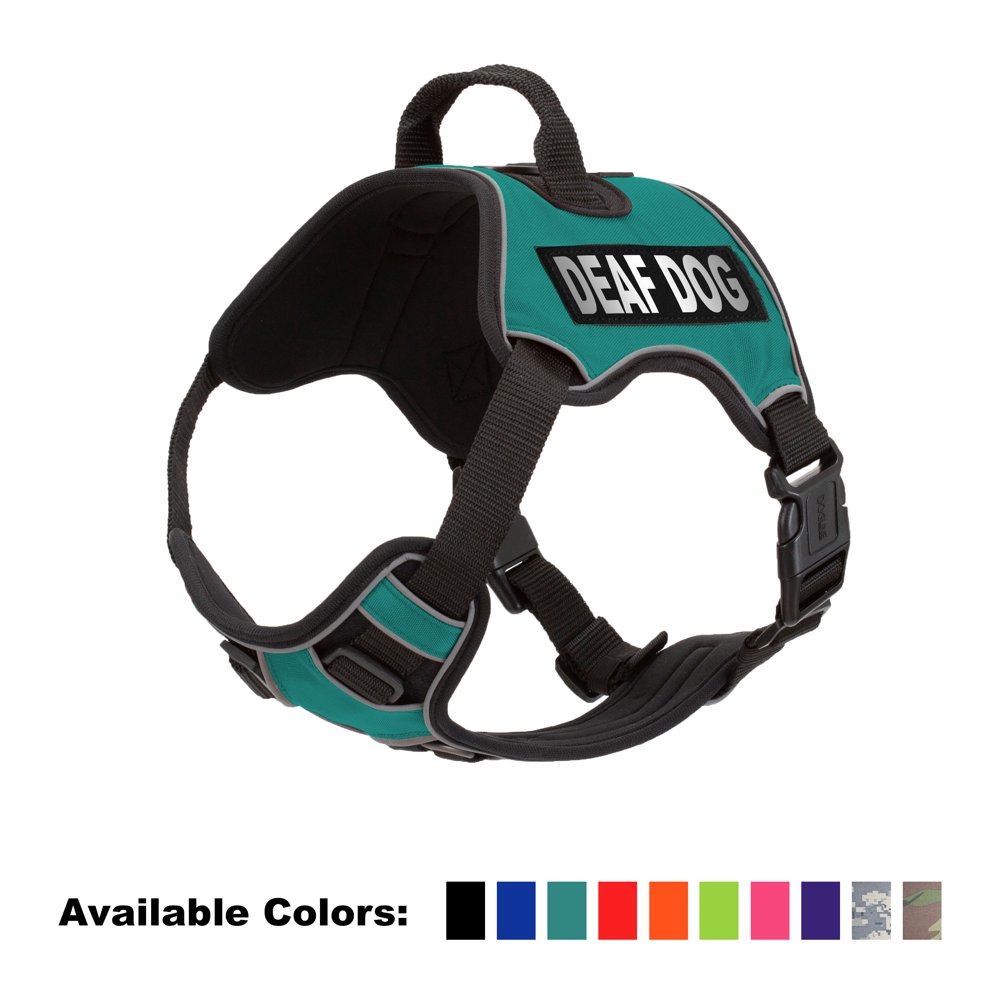 DogLine Deaf Dog NoPull Dog Harness With Reflective Removable