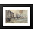 thumbnail image 2 of Eugène Louis Gillot 18x12 Black Modern Framed Museum Art Print Titled - The Quai Des Grands Augustins (1901), 2 of 5