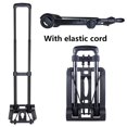 thumbnail image 4 of Small Folding Hand Truck, Compact Small Folding Dolly Versatile Safe Practical with 2 Ropes for Airport, 4 of 7