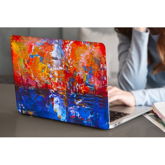 KSK KAISHEK Hard Shell Cover Only Compatible Newest MacBook Pro 13" with Retina Display Touch ID + Black Keyboard Cover Model: A1706/A1708/A1989/A2159/A2251/A2289/A2338 M1 (Painting A 0002)