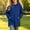 A426 Blue, variant on Xdegoge Teen Girls Long Pullover Hoodie Tunic Sweatshirt with Kangaroo Pocket Side Slit Casual Fall Clothes Activewear Tops, Size 13-14