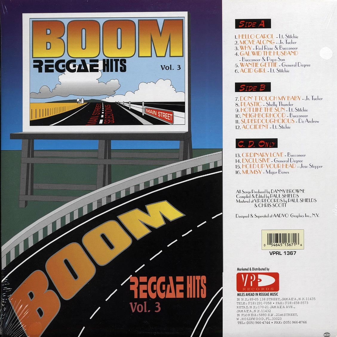 Papa San, Shelly Thunder, Red Rose, Lt. Stitchie, Etc. - Boom Reggae Hits  Volume 3 (orig. press) - Vinyl LP - Walmart.com