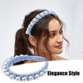 thumbnail image 2 of Diadema Unique Bargains con cinta trenzada de perlas sintéticas azul 0,79 pulgadas de ancho, 2 of 7