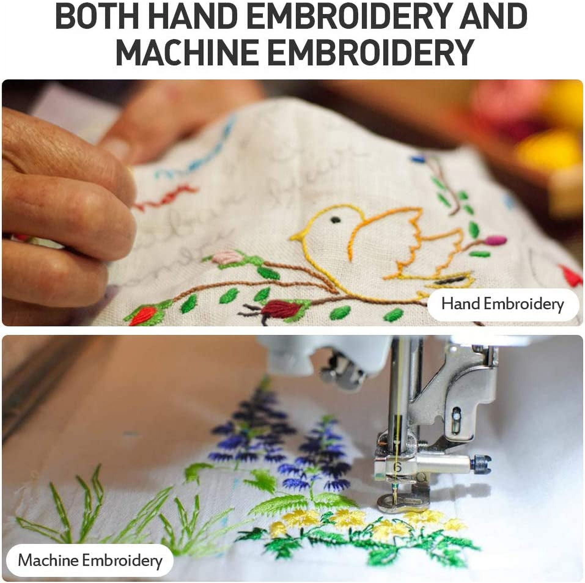 Cut Away Embroidery Stabilizer Backing (10in x 50yd), Stabilizer for Embroidery - Medium Weight 2.5oz Cutaway Embroidery Stabilizers - for Machine Embroidery Stabilizer and Hand Sewing