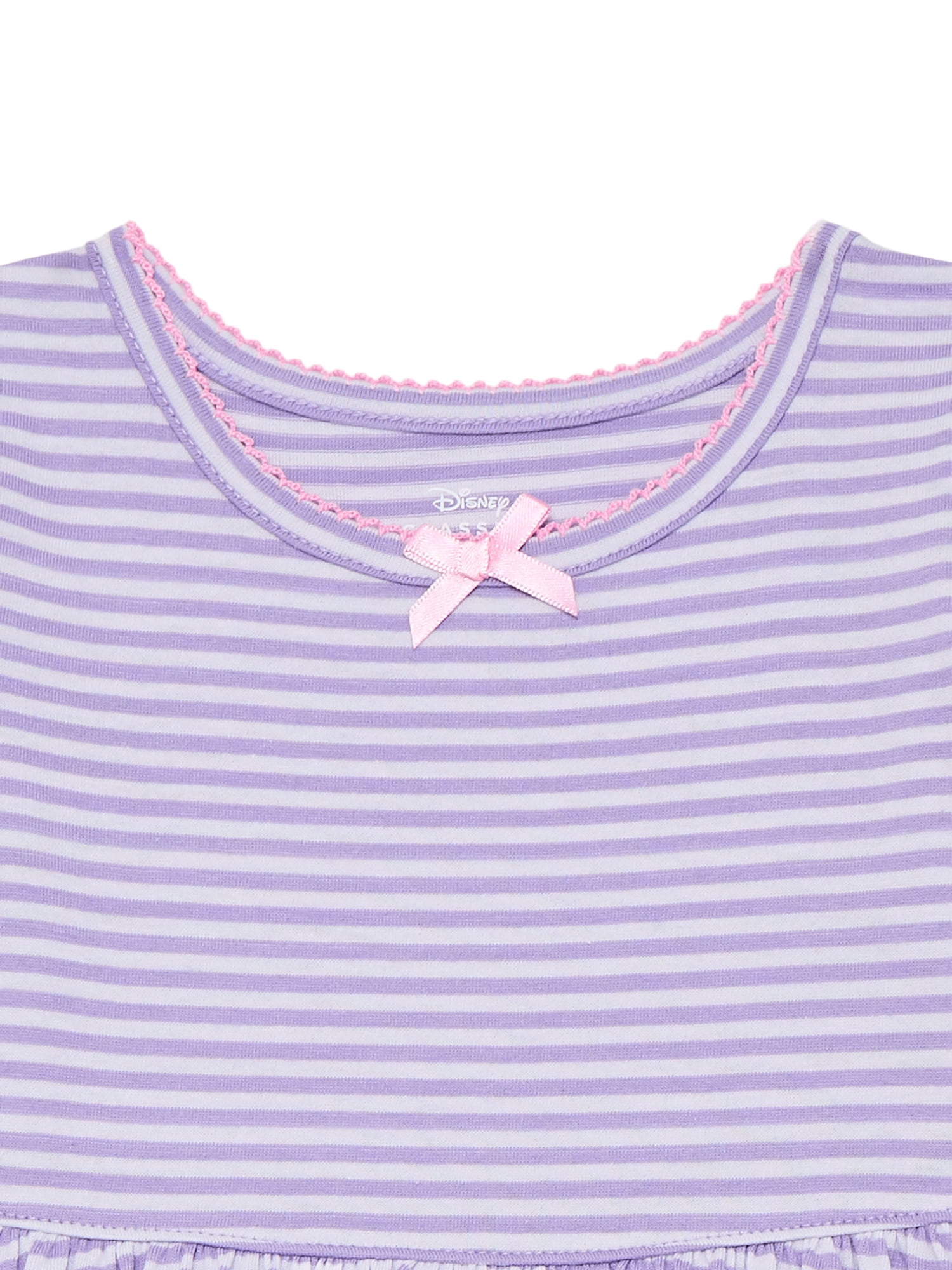 Disney Classics Marie Toddler Girl Short Sleeve Striped Dress with Graphic Pockets, Sizes 12M-5T