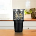 thumbnail image 3 of Harry Potter Hufflepuff Broomstick Badger Logo Stainless Steel Tumbler 30 oz Coffee Travel Cup, Vacuum Insulated & Double Wall with Leakproof Sliding Lid, 3 of 6