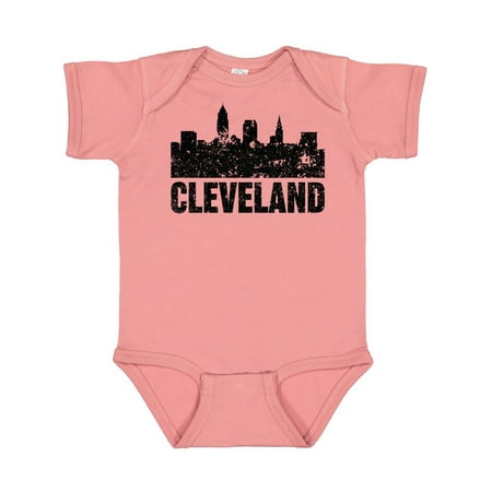 

Inktastic Cleveland Skyline Grunge Gift Baby Boy or Baby Girl Bodysuit