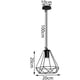 thumbnail image 5 of Lámpara colgante con forma de diamante E27, moderna lámpara de techo industrial para dormitorio, restaurante, comedor, color negro, 5 of 5