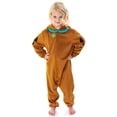 thumbnail image 6 of Scooby Doo Toddler Girls' Hooded Character Union Suit Lounge One-Piece Pajama Loungewear Sleepwear, 6 of 7