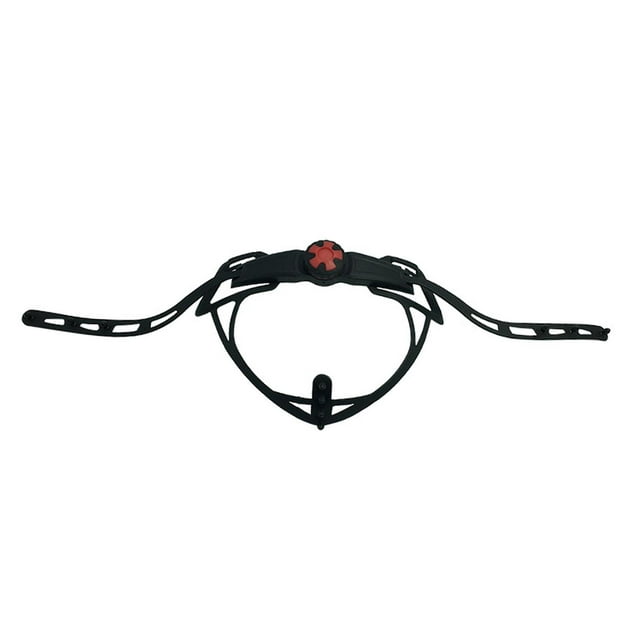 Sistema de Retención de Casco Bicicleta Zulema Negro Ajustable para Adultos