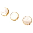 thumbnail image 3 of Conjunto de 3 Piezas Sunnimix Botones de la Concha para Trompeta Chapado en Oro, 3 of 6