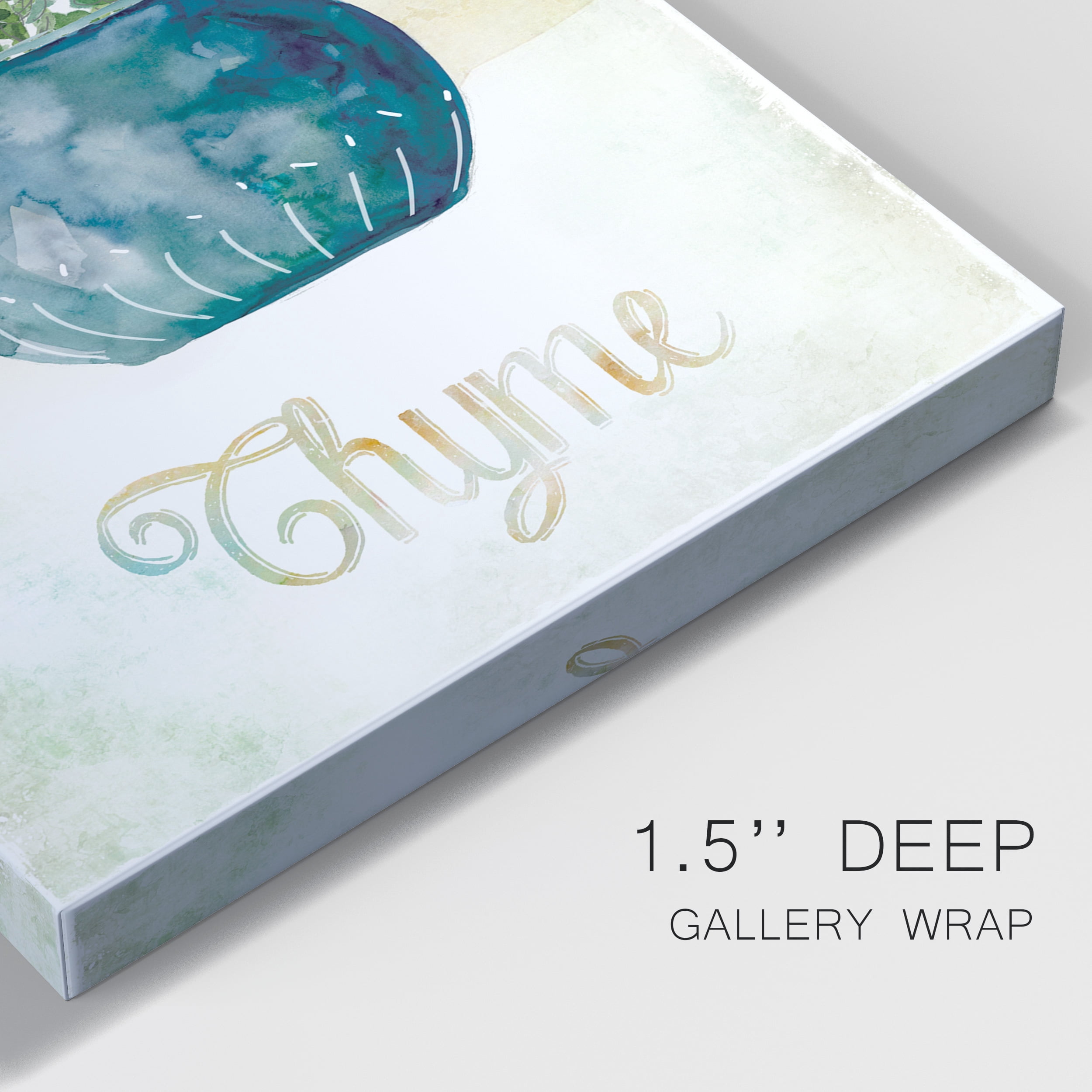 Potted Thyme Premium Gallery Wrapped Canvas - Ready to Hang - 24 x 36