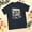 Navy, variant on 80s Cassette Tape Pencil 1980s Retro Vintage Throwback Music Graphic classic tee (Black, S)