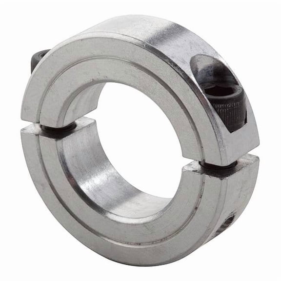 Climax Metal Products Shaft Collar,Clamp,2Pc,1-5/8 In,Aluminum 2C-162-A