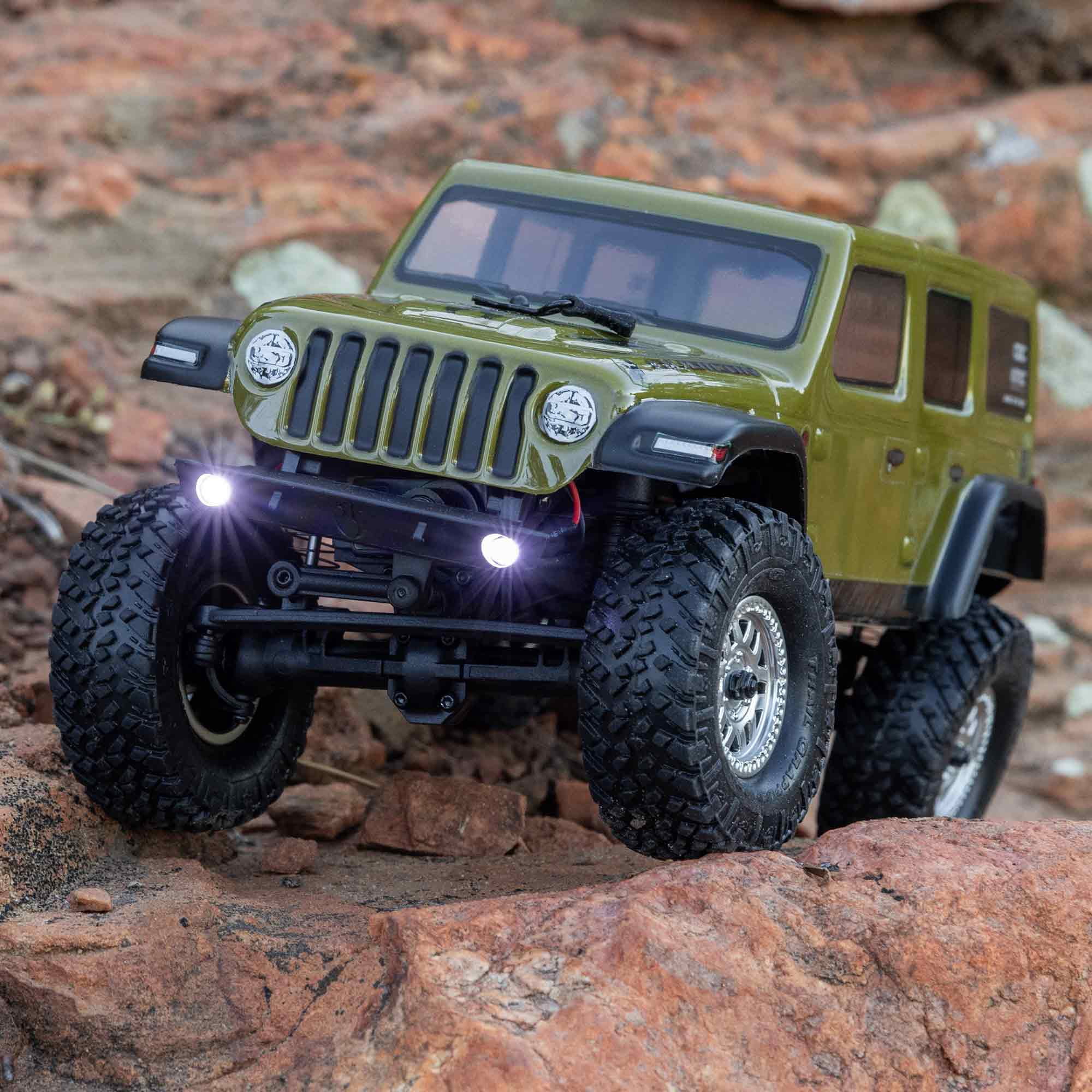 Axial SCX24 2019 Jeep Wrangler JLU CRC Green 1/24 4 Wheel Drive RTR AXI00002V3T4