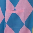 thumbnail image 6 of Anime Pink Cardigan Unisex Sweater Jacket Knit Coat, 6 of 7
