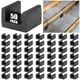 thumbnail image 1 of Aisladores de viguetas de goma BBTO en U para botes Floaters, 50 unidades, color negro, 1 of 6