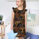 thumbnail image 4 of Balery Chicken Rooster Camisón de princesa para niñas, pijama de algodón con mangas abullonadas, suave y bonito.-Small, 4 of 6