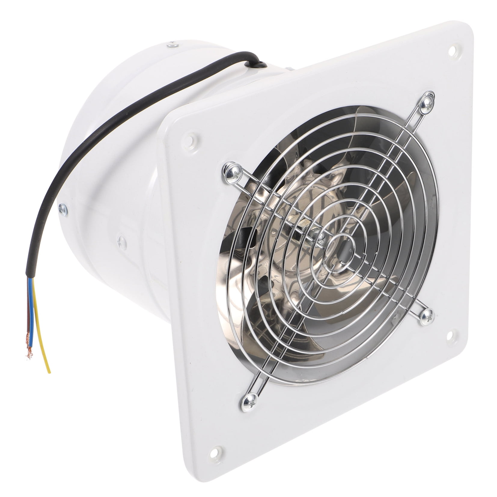 UPOUART Sturdy Stainless Steel Exhaust Fan White Kitchen Ventilation Fan for Fresh Indoor Air