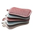 thumbnail image 1 of Paquete de 12 esponjas de microfibra antiarañazos junto con poder de fregado resistente, esponjas multiusos para cocina, 1 of 5