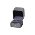 thumbnail image 1 of Caja Anillo Cuadrado Fileteado Esquina Cajas vintage románticas Suministros de almacenamiento de joyas Caja de propuesta para el hogar Recuerdo Almacenamiento y organización del hogar Gris oscuro Injueey HA075572-04, 1 of 6
