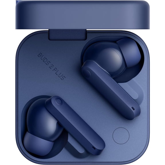 CMF Buds 2 Plus Wireless Earbuds Adaptive Noise Cancelling, Hi-Res Audio Bluetooth Headphones, 12mm Drivers for Deep Bass, 50dB ANC 61.5H Playtime, Sport Ear Buds with 6 Mics, Blue