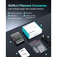 thumbnail image 2 of SUNLU Official Filament Connector, 400Pcs PTFE Sleeve Filament Splicer for 3D Printer Filament 1.75mm, Fast Heating Filament Welder Compatible with PLA PETG TPU ABS, 2 of 9