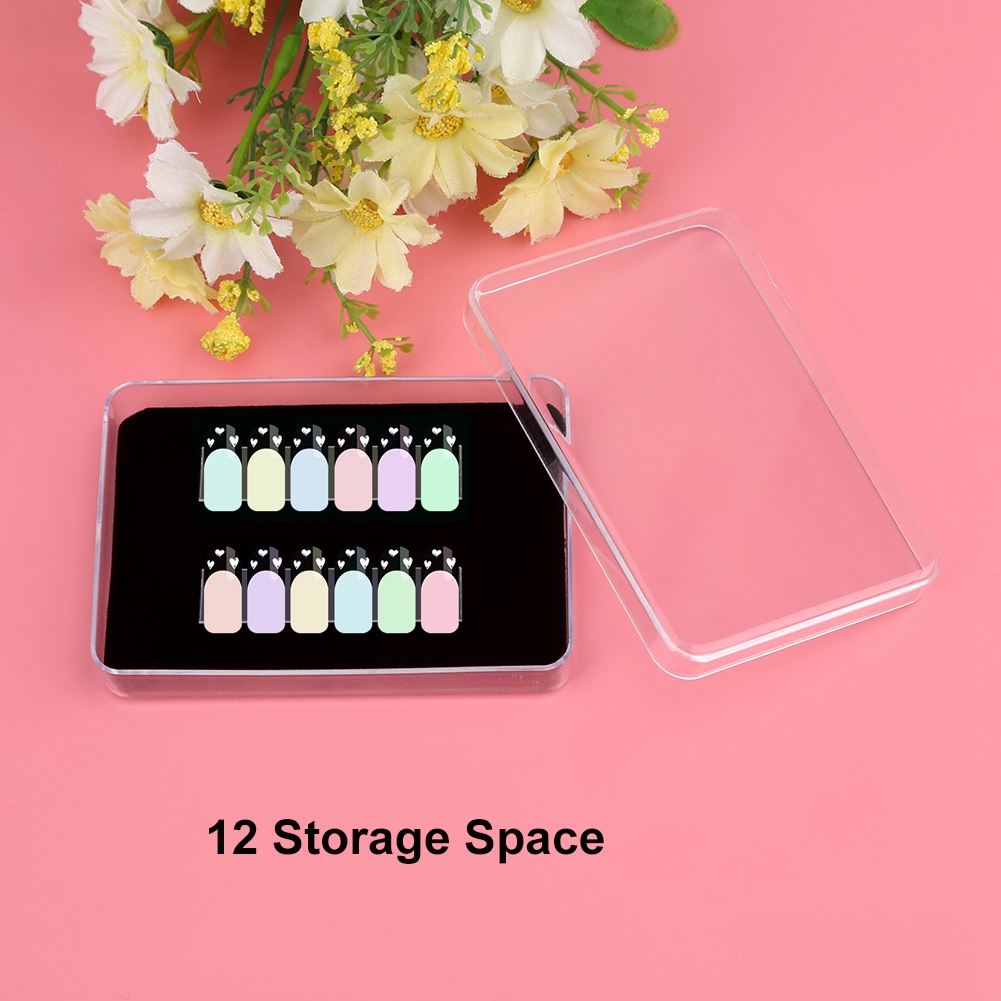 OTVIAP Nail Polish Color Display Box Nail Art Showing Chart Nail Art